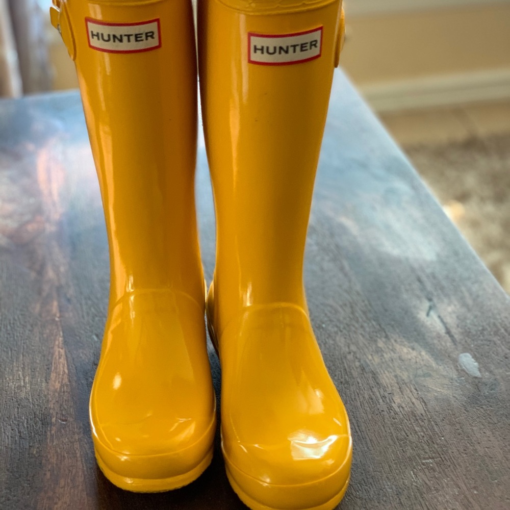Hunter yellow original boots
